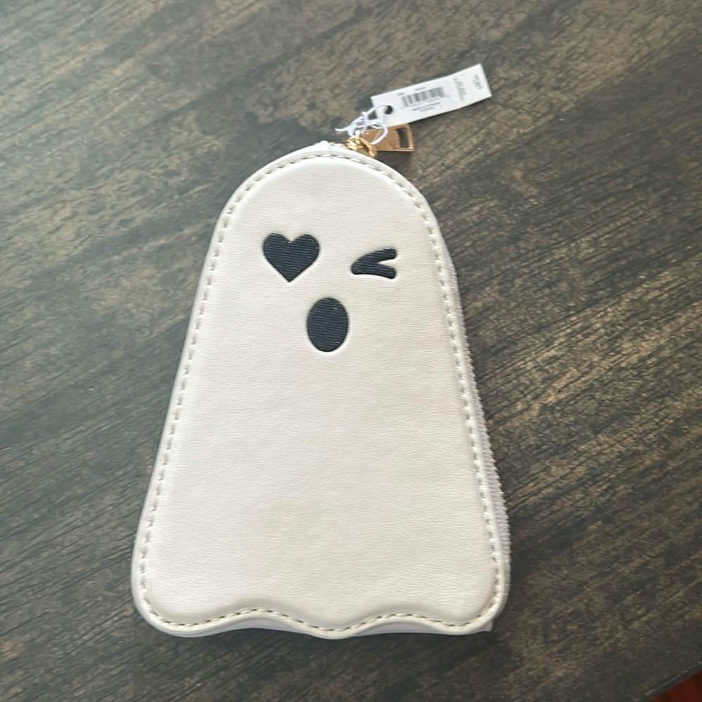 NWT Coach Halloween Ghost Coin Case